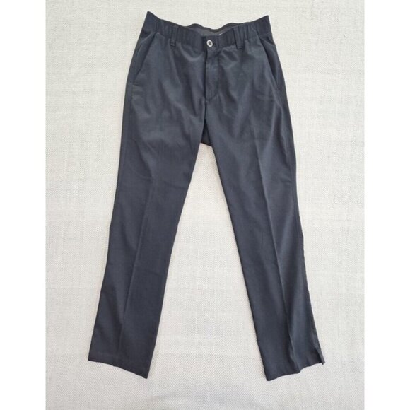 Under Armour The Showdown Pant Men's 32 x 32 Black Straight Golf Slacks Stretch - Picture 1 of 16